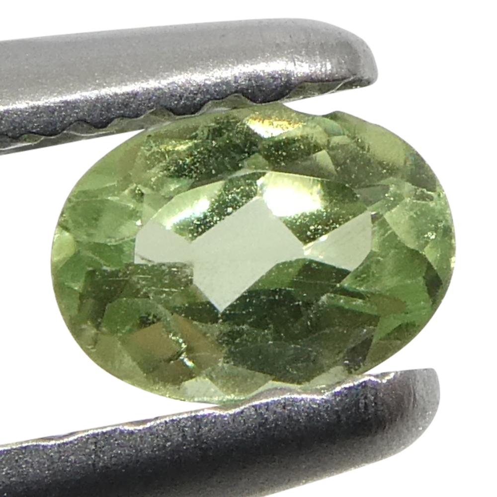 0.22ct Oval Yellowish Green to Greyish Purple Alexandrite from Brazil In New Condition For Sale In Toronto, Ontario