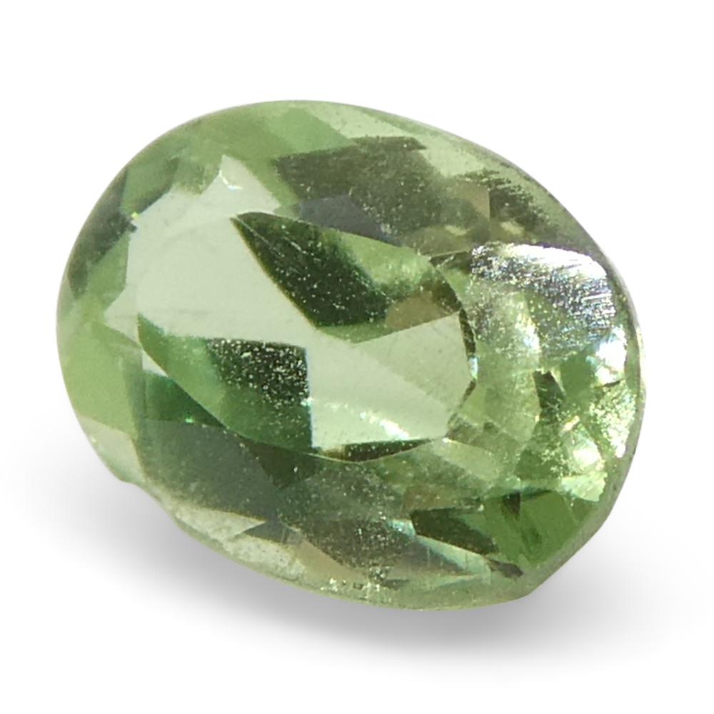 0.22ct Oval Yellowish Green to Greyish Purple Alexandrite from Brazil For Sale 2