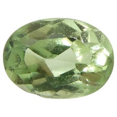 0.22ct Oval Yellowish Green to Greyish Purple Alexandrite from Brazil