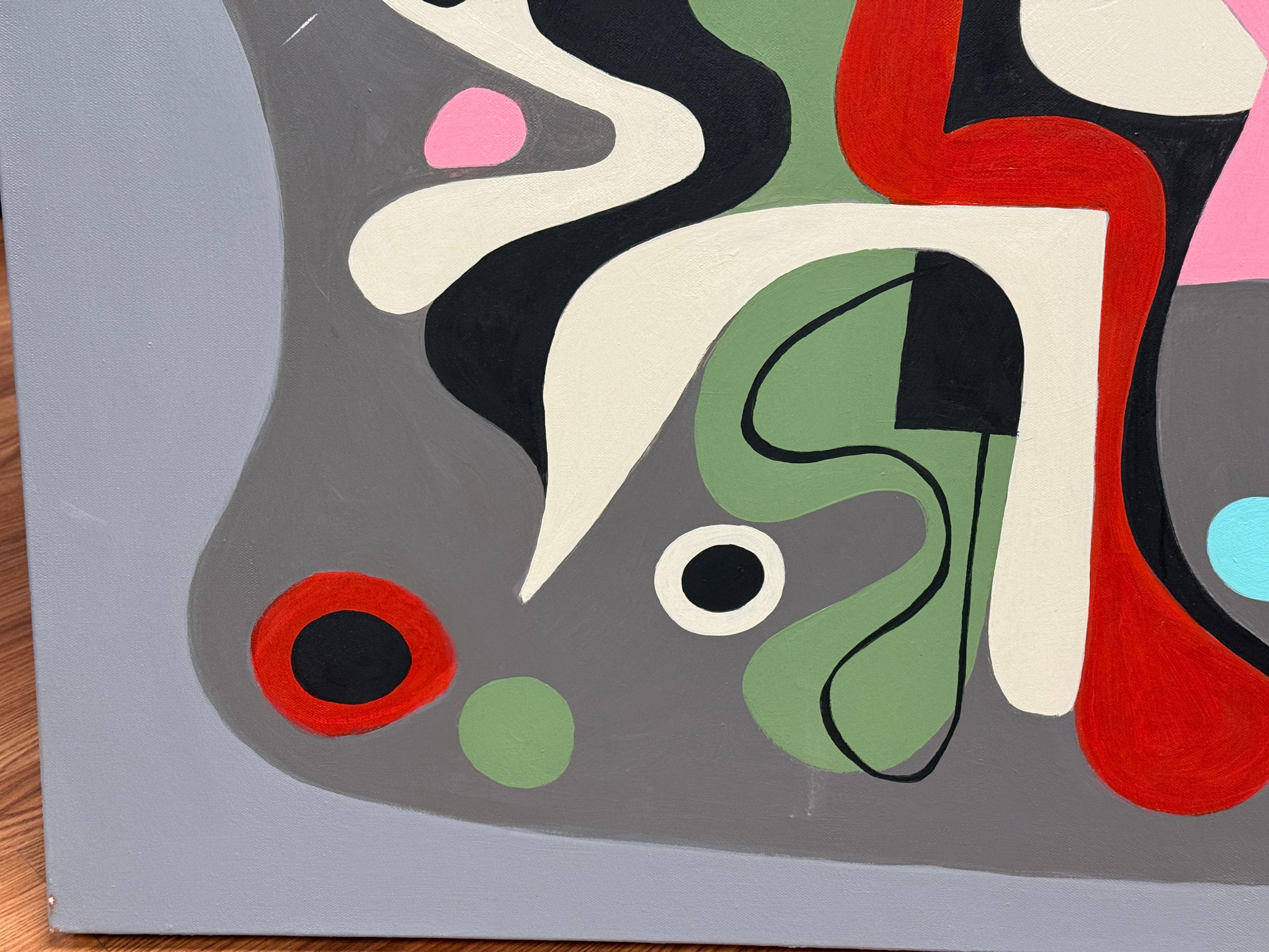 Contemporary @023 Abstract by Noted Palm Springs Artist Gary Janis For Sale