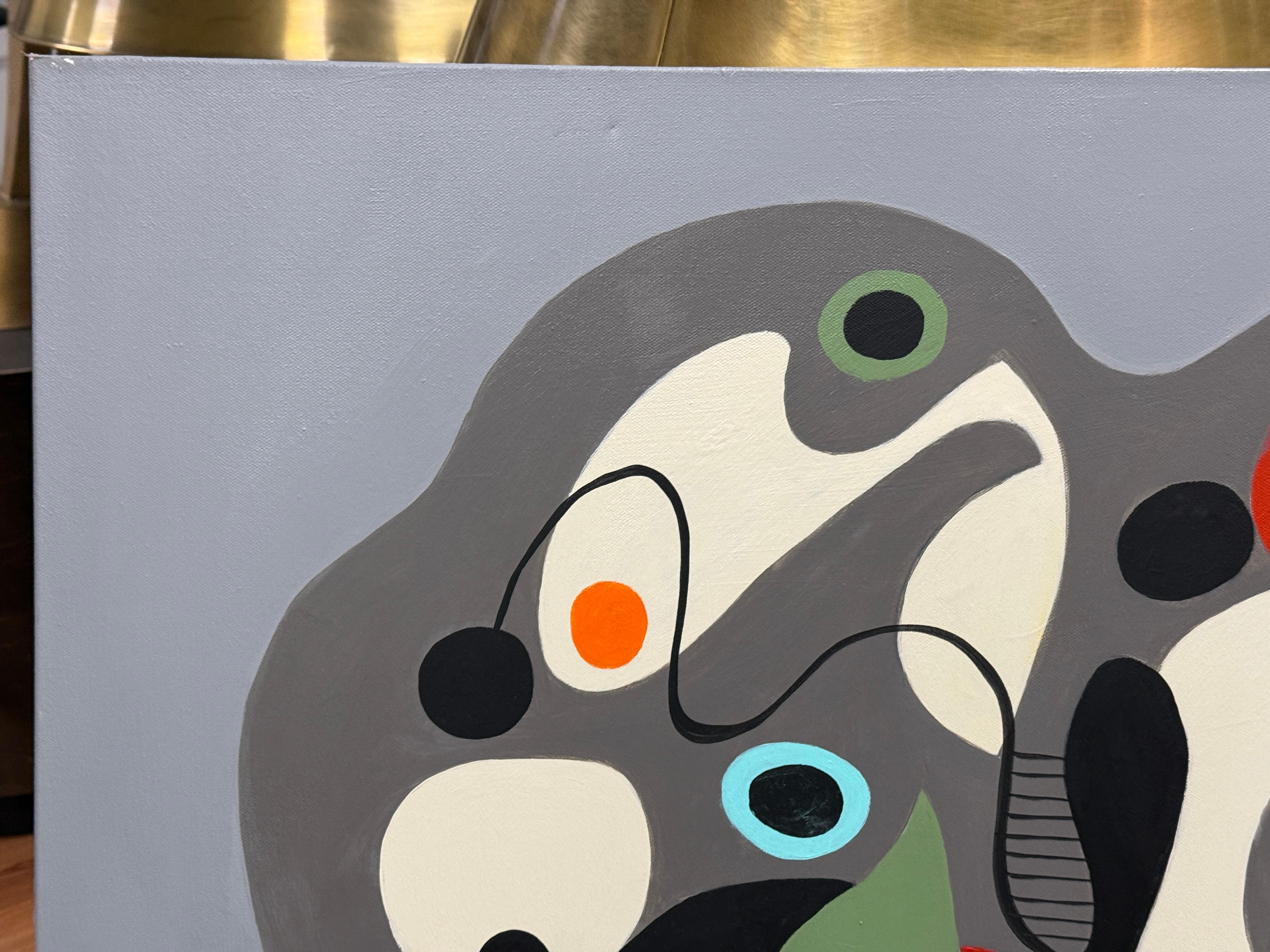 Paint @023 Abstract by Noted Palm Springs Artist Gary Janis For Sale
