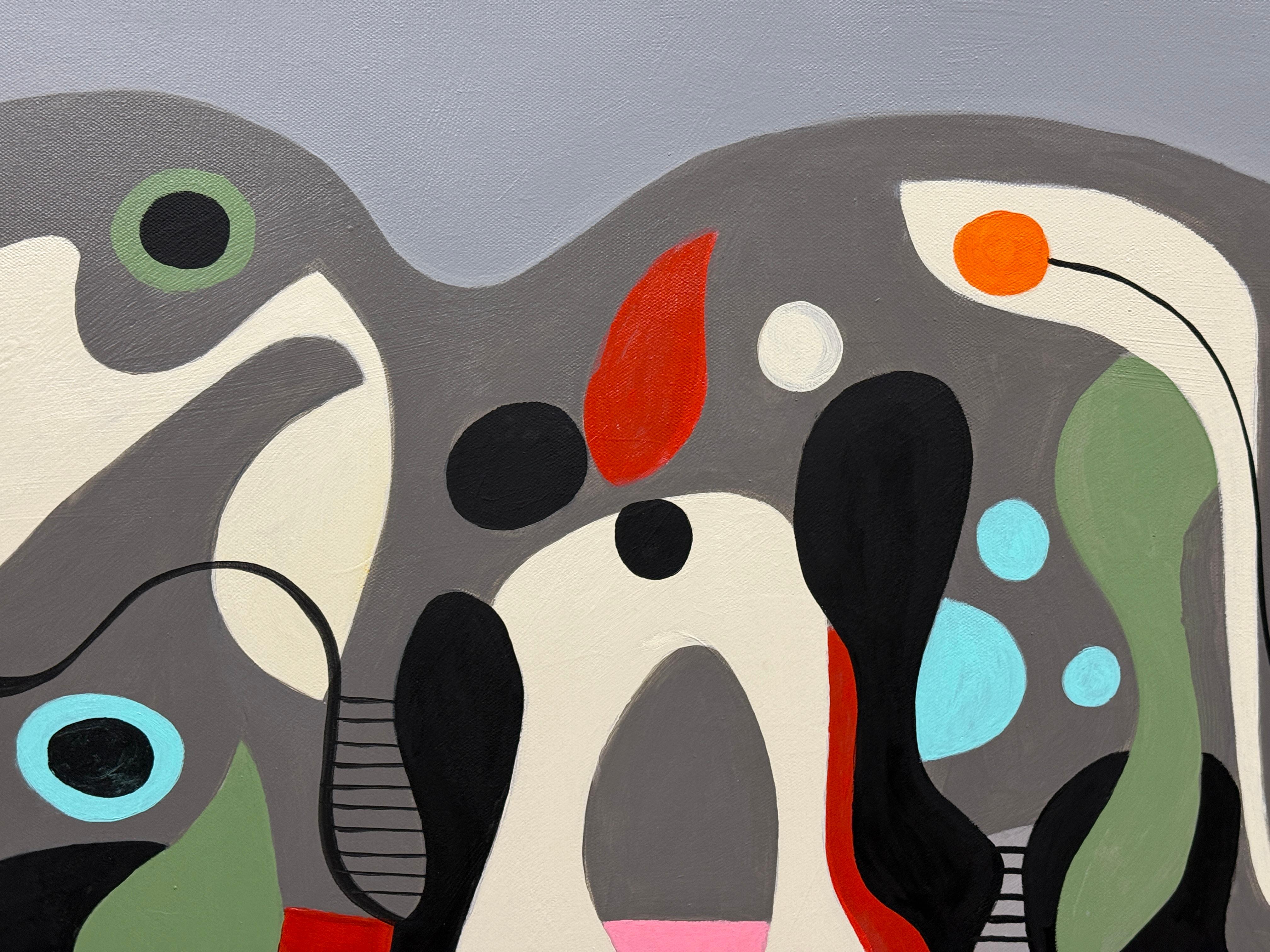 @023 Abstract by Noted Palm Springs Artist Gary Janis For Sale 1