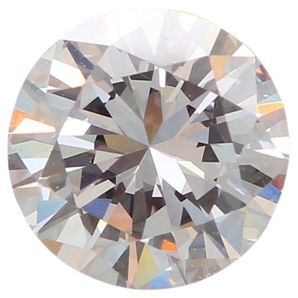 Diamant certifié GIA de 0,72 carat, rose vif, taillé en rond VS1 en vente