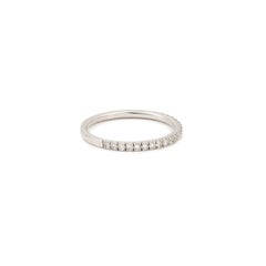 0.23 Carats Diamonds 18 Carat White Gold Wedding Band