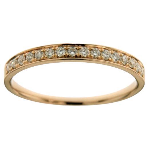 0.23ct Diamond Wedding Band 1981 Classic Collection Ring in 14K Rose Gold