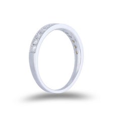 0.23ct Diamond Wedding Band 1981 Classic Collection Ring in 14K White Gold
