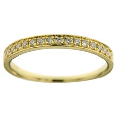 0.23ct Diamond Wedding Band 1981 Classic Collection Ring in 14K Yellow Gold