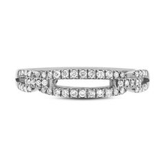 0.23ct Round Cut Diamond Ring in 14k White Gold