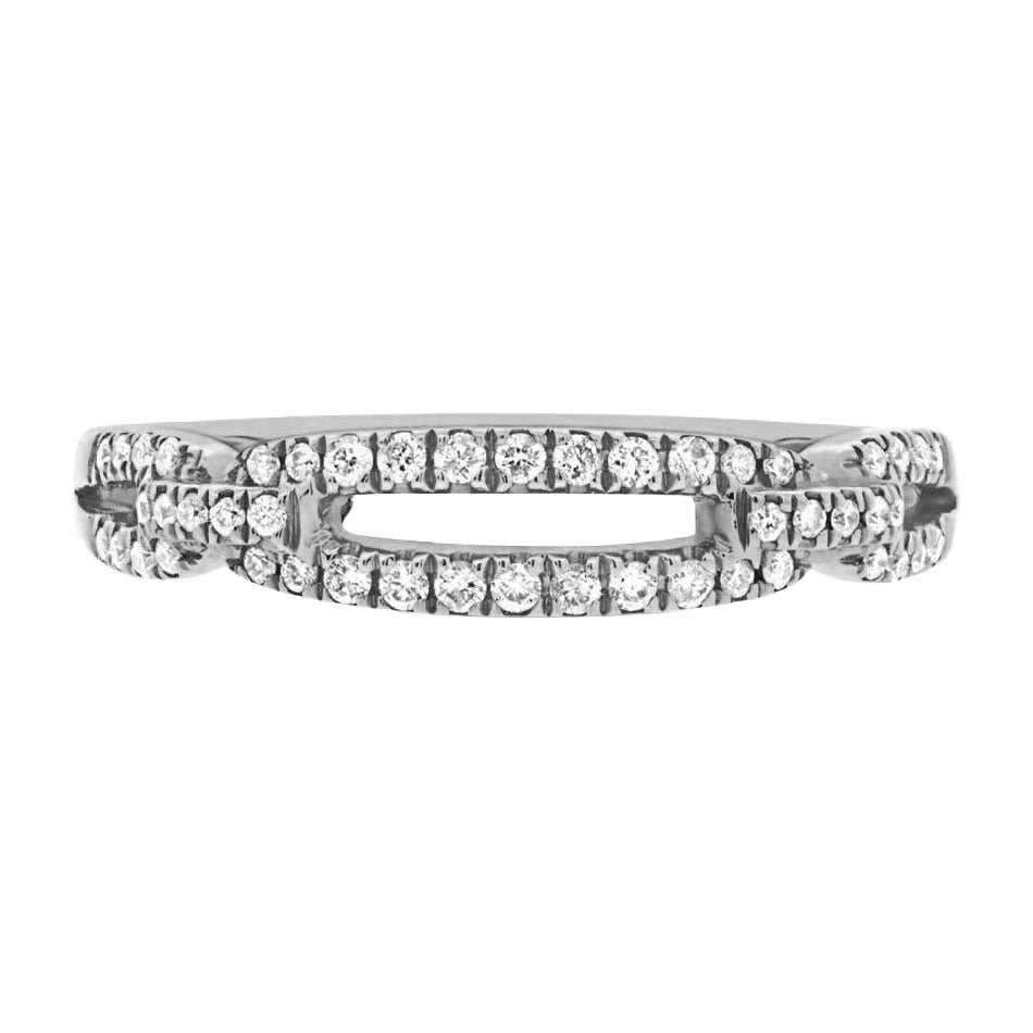 0.23ct Round Cut Diamond Ring in 14k White Gold
