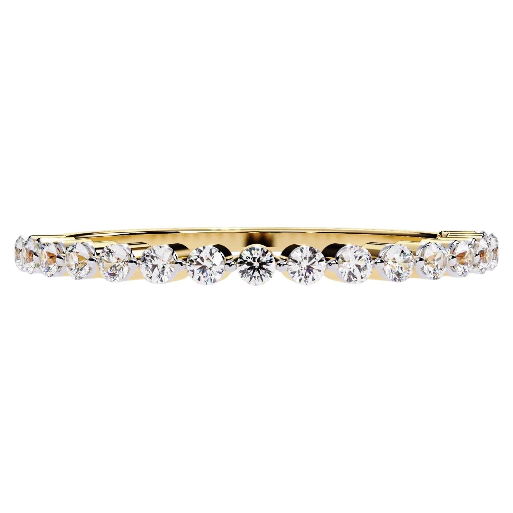 0.24 CTW Half Eternity Diamond Wedding Band in 14K Gold, SI+ Natural Diamonds