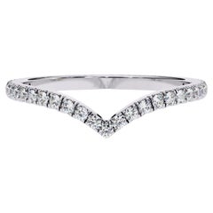 0.24 CTW V-Shaped Diamond Enhancer Ring in 14K Gold, SI+ Natural Diamonds