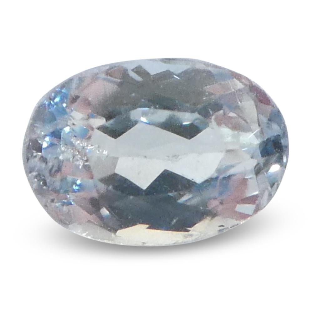 0.24ct Oval Yellowish Green to Greyish Purple Alexandrite from Brazil For Sale 7