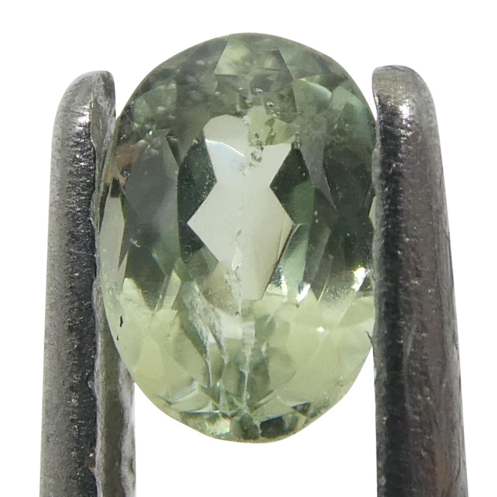 0.24ct Oval Yellowish Green to Greyish Purple Alexandrite from Brazil For Sale 4