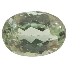 0.24ct Oval Yellowish Green to Greyish Purple Alexandrite from Brazil