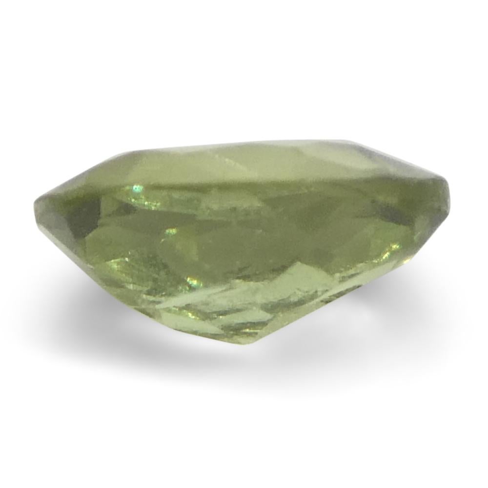 0.24ct Oval Yellowish Green to Yellowish Brown Alexandrite from Brazil For Sale 4