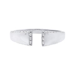 0.24ct Round Cut Diamond Ring in 14k White Gold