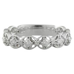 0.25 Carat 14 Karat Solid White Gold Diamond Ring