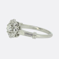 0.25 Carat Diamond Daisy Cluster Ring