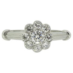 0.25 Carat Diamond Daisy Cluster Ring