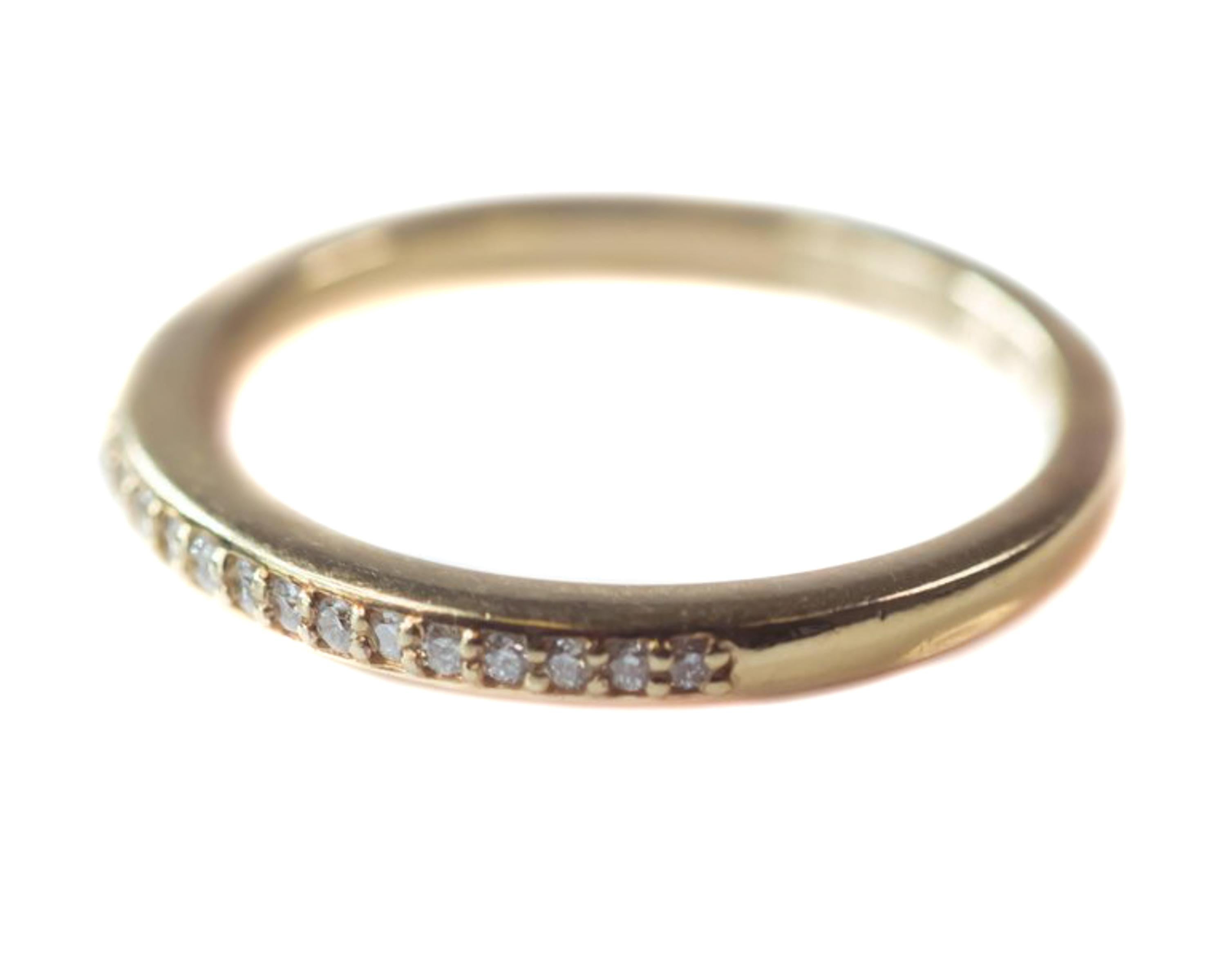 0.25 Carat Diamond Eternity Band in 14 Karat Yellow Gold For Sale at ...