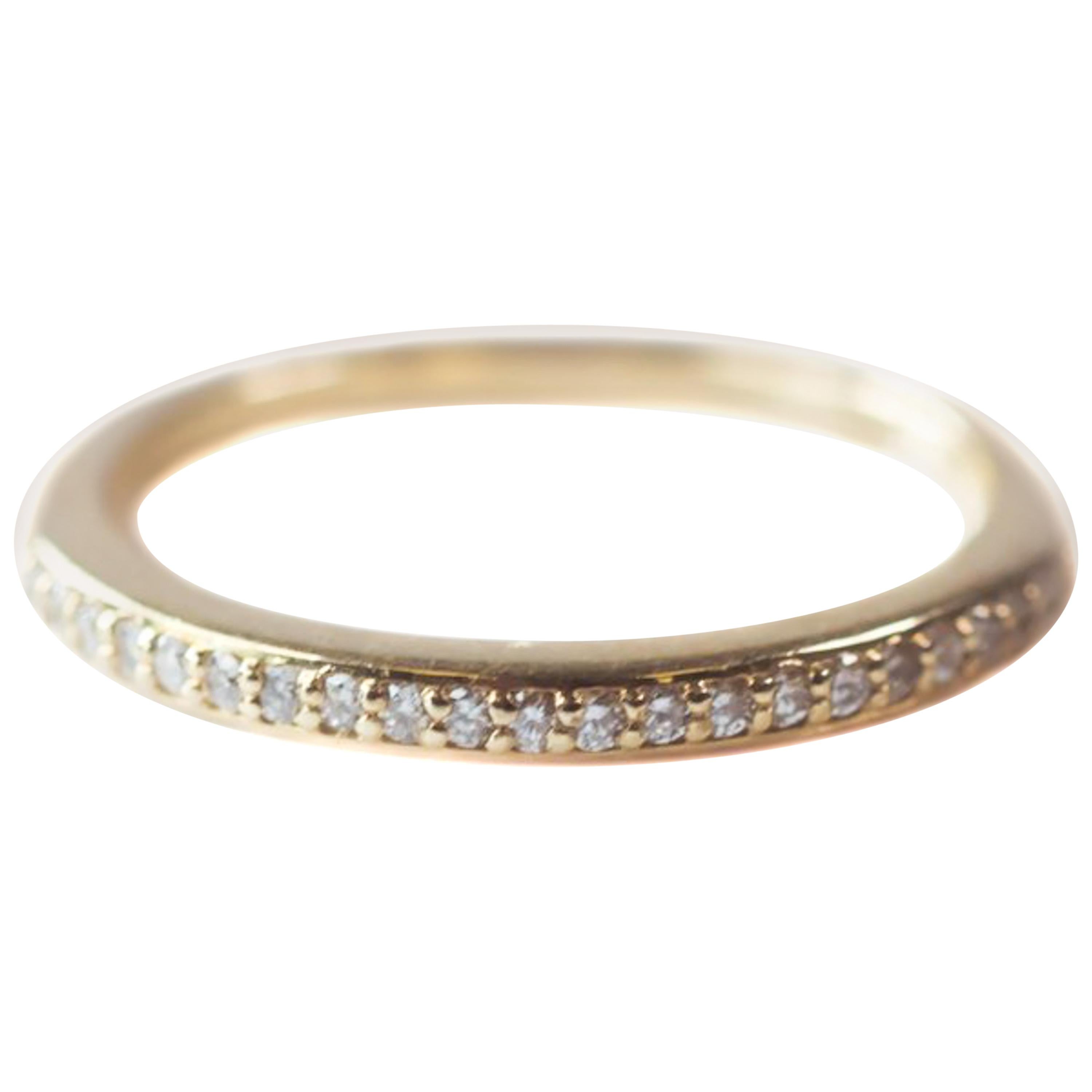 Bracelet d'éternité en or jaune 14 carats avec diamants de 0,25 carat