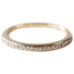 0,25 Karat Diamant-Eternity-Ring aus 14 Karat Gelbgold