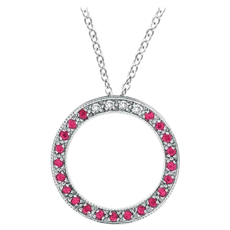 Louis Vuitton Pink Sapphire And Diamond Necklace Costco