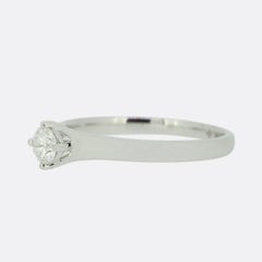 0.25 Carat Diamond Solitaire Engagement Ring