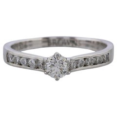 Bague de fiançailles solitaire avec diamant de 0,25 carat