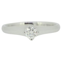 Bague de fiançailles solitaire avec diamant de 0,25 carat