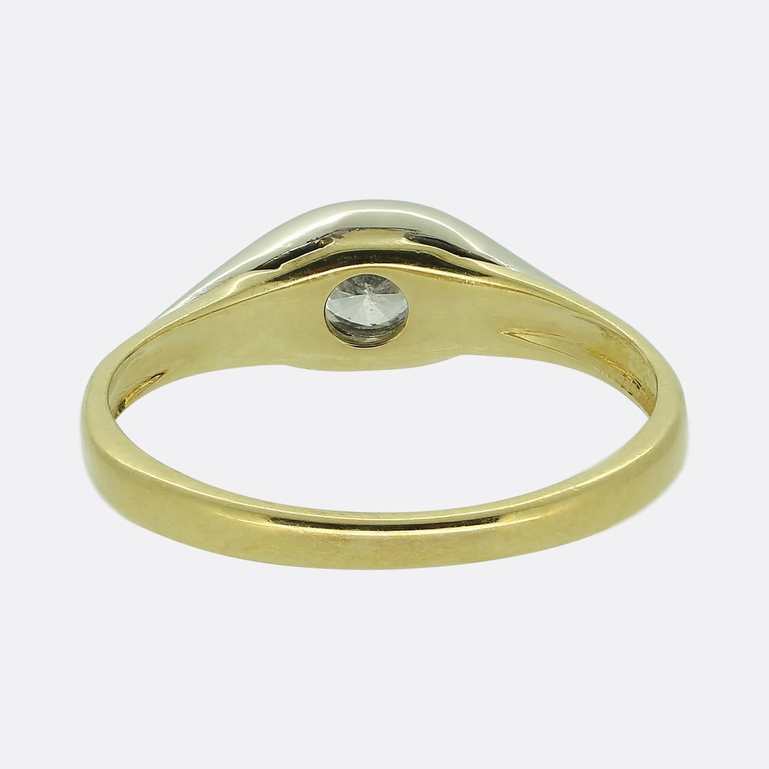 0.25 Carat Diamond Solitaire Ring In Good Condition For Sale In London, GB