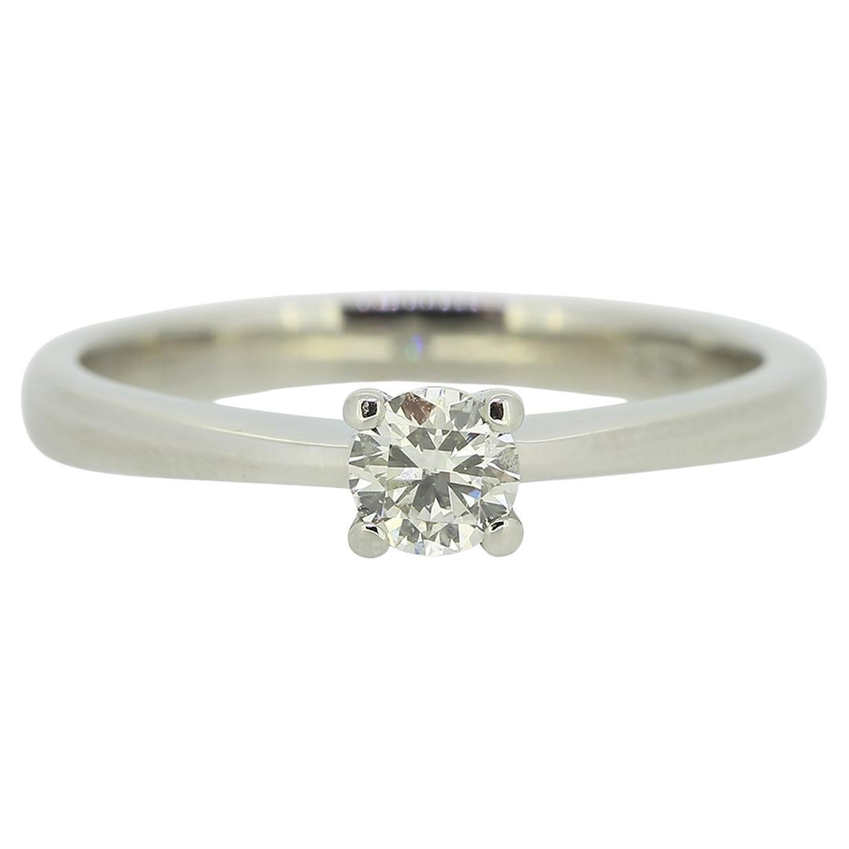 Bague solitaire avec diamant de 0,25 carat