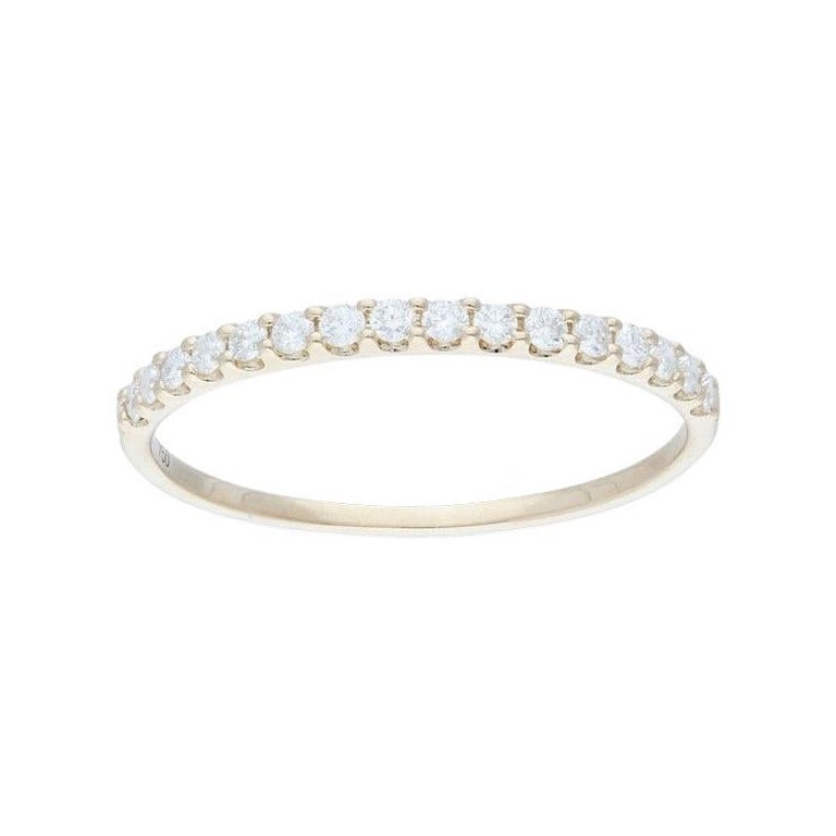 0.25 Karat Diamant-Hochzeitsring 1981 Classic Collection Ring aus 18 Karat Roségold