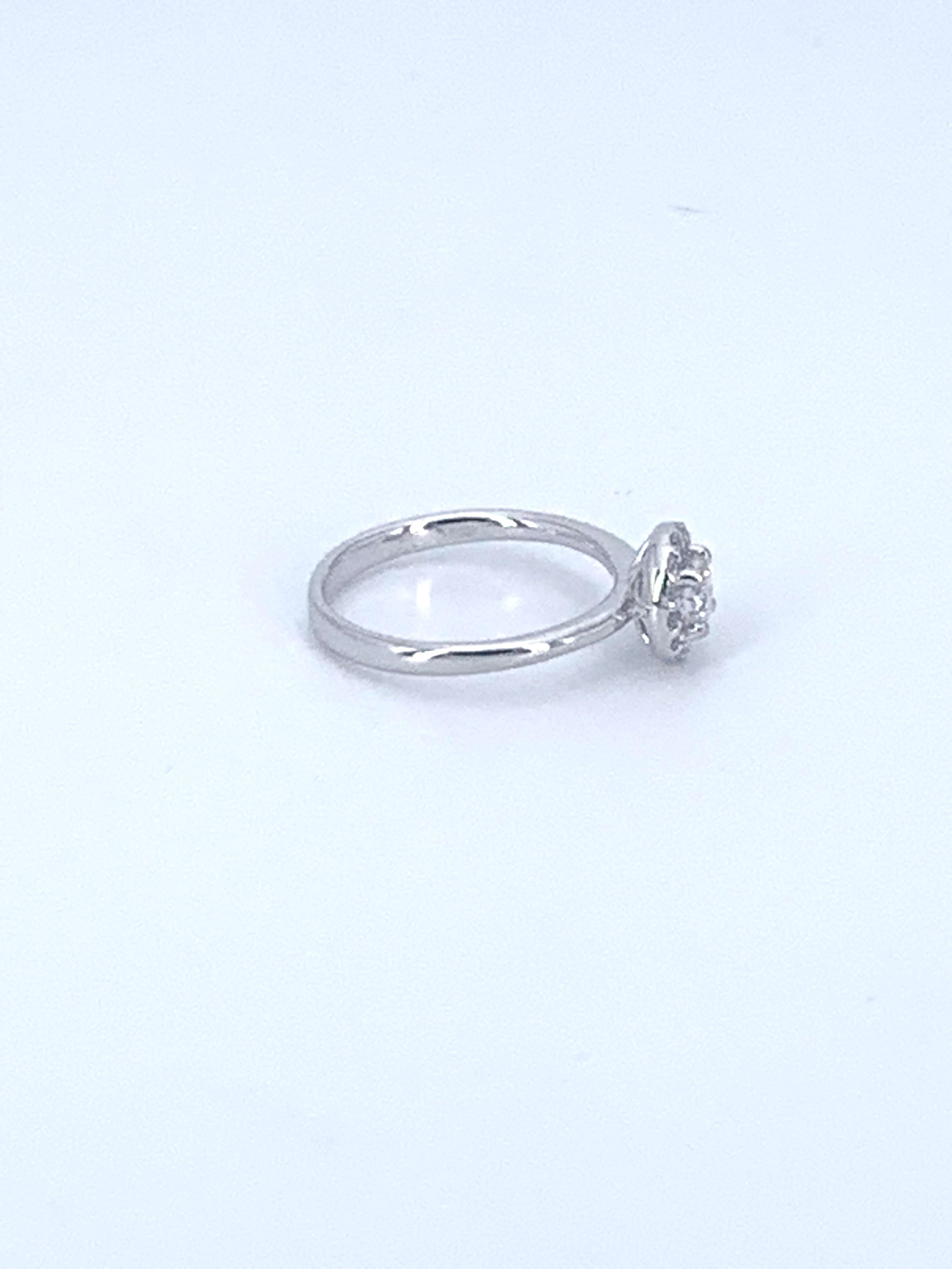Contemporain Bague solitaire contemporaine en diamants de 0,25 carat en vente