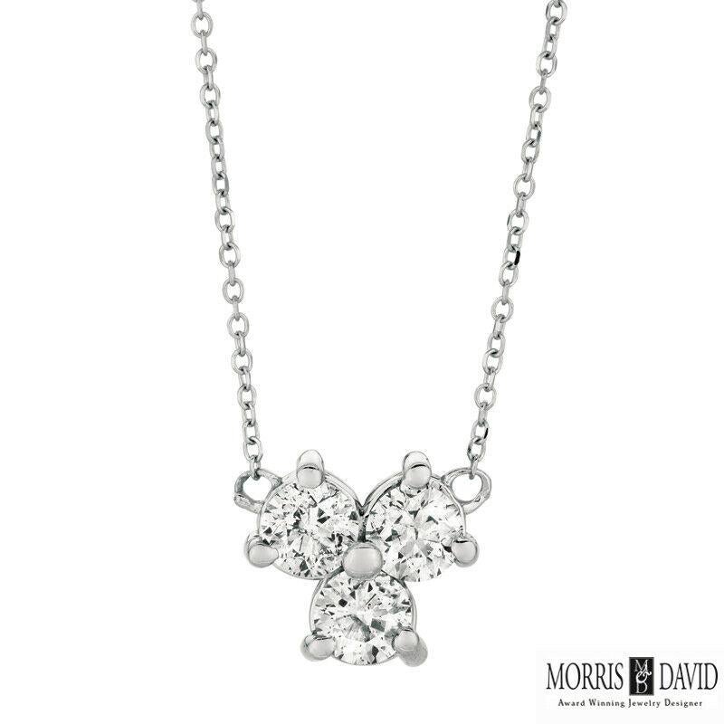 100% Natural Diamonds, Not Enhanced in any way Round Cut Diamond Necklace  
0.25CT
G-H 
SI  
1/5 inch in height, 1/4 inch in width
14K White Gold,    Prong Style,    1.9 grams
3 Diamonds

n5285.25w
ALL OUR ITEMS ARE AVAILABLE TO BE ORDERED IN 14K