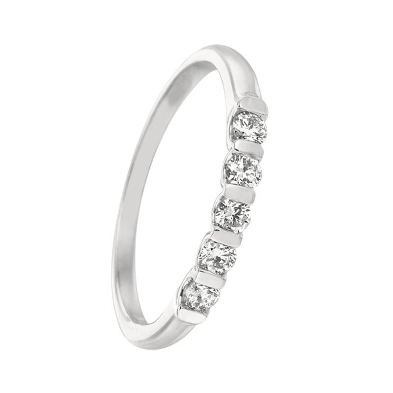 0.25 Carat Natural Diamond Ring G SI 14K White Gold

100% Natural Diamonds, Not Enhanced in any way Round Cut Diamond Ring
0.25CT
G-H
SI
14K White Gold 1.6 grams Channel set
2 mm in width
Size 7
5 stones

R6945.25W

ALL OUR ITEMS ARE AVAILABLE TO BE
