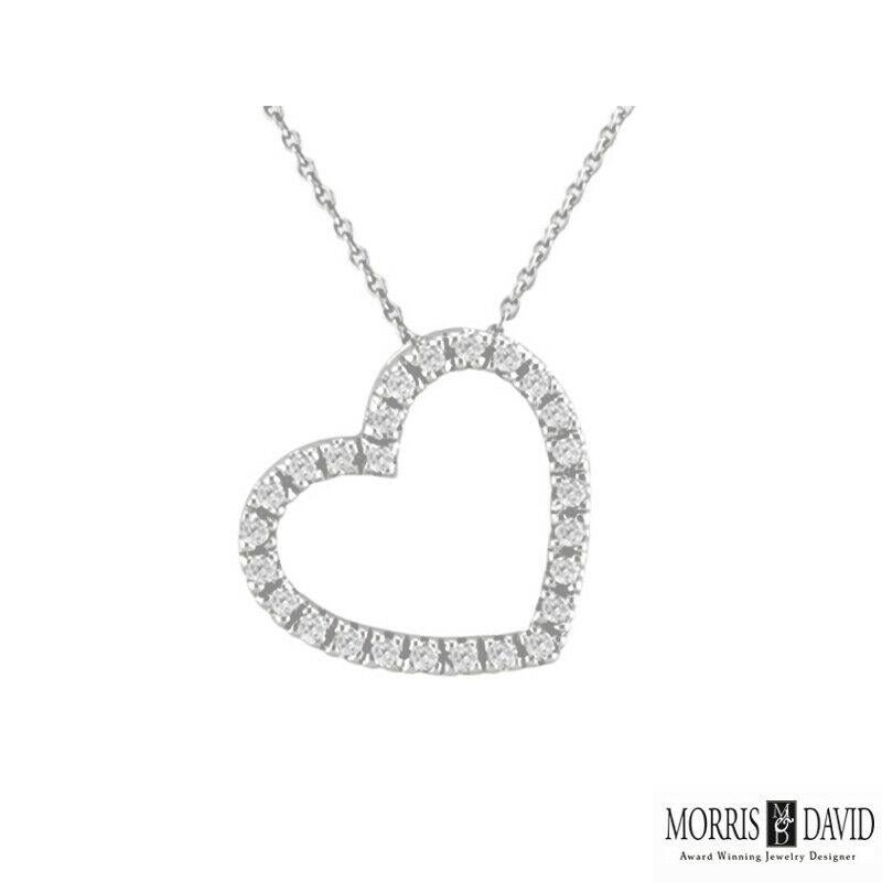 100% natürliche Diamanten, nicht verbessert in irgendeiner Weise Round Cut Diamond Necklace  
0.25CT
G-H 
SI  
5/8 Zoll in der Höhe, 5/8 Zoll in der Breite
14K Weißgold,    Pave-Stil,    2.8 Gramm
26 Diamanten

P4669WD
ALLE UNSERE ARTIKEL KÖNNEN AUF