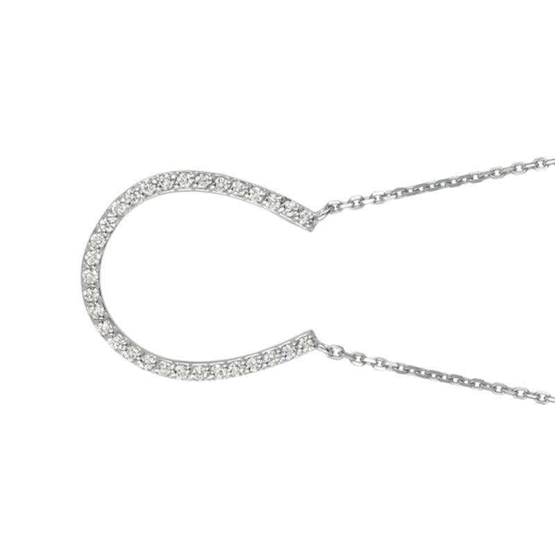 Collar Herradura Diamante Natural 0,25 Quilates Oro Blanco 14K

Diamantes 100% naturales, no mejorados de ninguna manera Collar de diamantes de corte redondo con cadena de 18
0.25CT
G-H
SI
Oro blanco de 14 quilates estilo pavé 1,9 gramos
13/16
