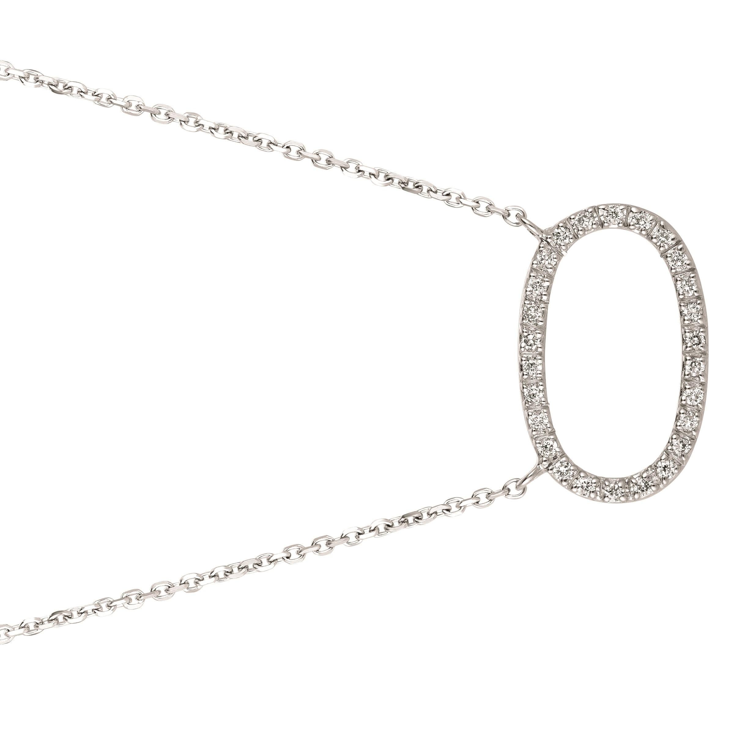 14k white gold necklace