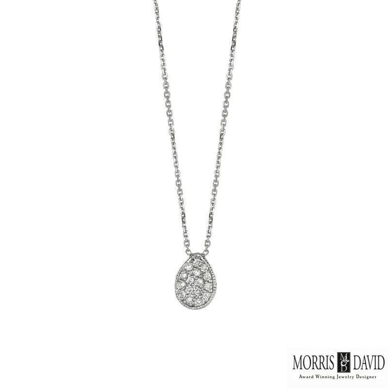 
100% Natural Diamonds, Not Enhanced in any way Round Cut Diamond Necklace with 18'' chain  
0.25CT
G-H 
SI  
14K White Gold,   Pave style,  2 gram
3/8 inch in height, 5/16 inch in width
16 diamonds

N5118WD
ALL OUR ITEMS ARE AVAILABLE TO BE ORDERED