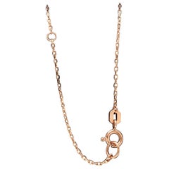0.25 Carat Stunning 14 Karat Solid Rose Gold Diamond Cross Necklace