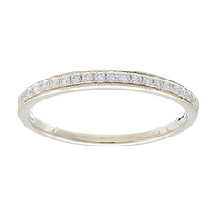 0.25 ctw Diamond Wedding Band 1981 Classic Collection Ring en or jaune 14K