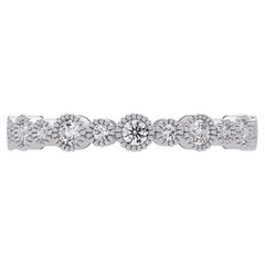 0.25 CTW Milgrain Diamond Band in 14K Gold, VS-SI+ Bezel Set Ring