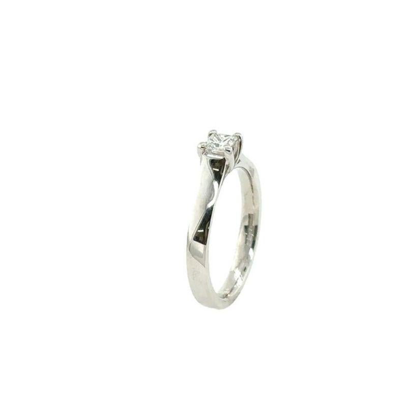 0.25ct G/VS Solitaire Princess Cut Diamond Ring, Set In 18ct White Gold

Additional Information:
Total Diamond Weight: 0.25ct
Diamond Colour: G
Diamond Clarity: VS
Total  Weight: 3.6g
Ring Size: K
Width of Band : 2.86mm
SMS4408