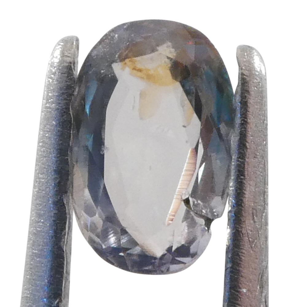 0.25ct Oval Yellowish Green to Greyish Purple Alexandrite from Brazil For Sale 6