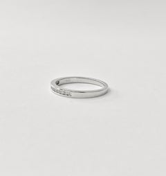 0.25 Carat Round Brilliant Cut Diamond Channel Set Eternity Ring in Platinum