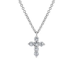 0.25ct Round Brilliant Cut Diamond Cross Pendant