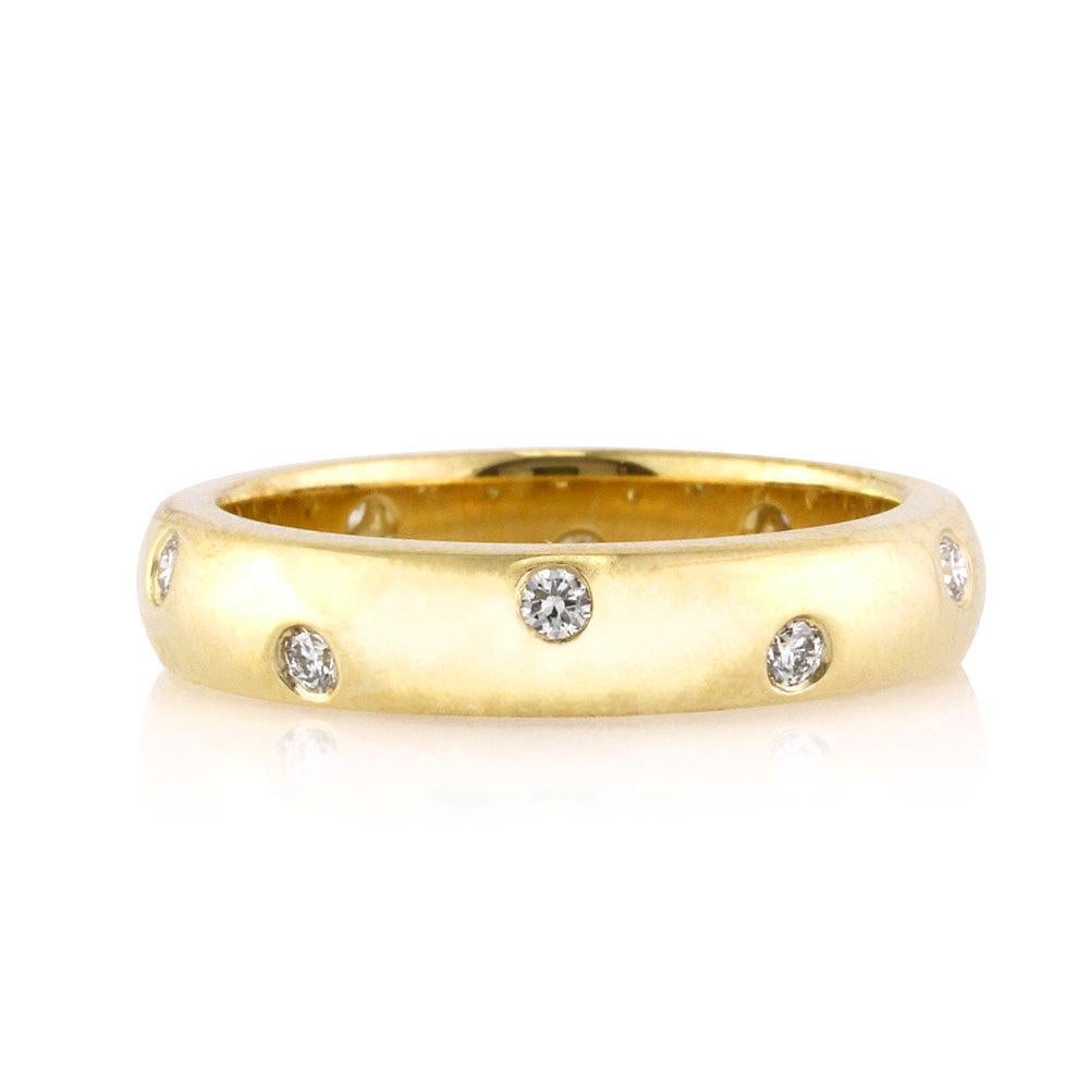 0.25ct Round Brilliant Cut Diamond Eternity Band in 18k Yellow Gold