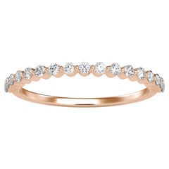 0.26 Carat Diamond 14K Rose Gold Ring