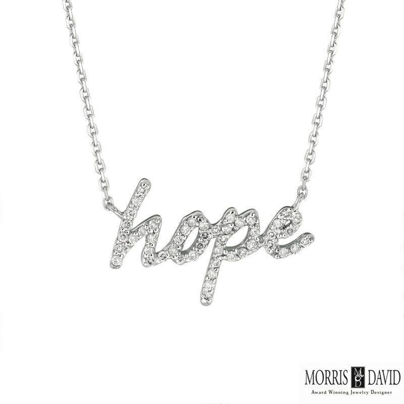 0.26 Carat Natural Diamond Hope Necklace Pendant 14K White Gold G SI 18 inches

100% Natural Diamonds, Not Enhanced in any way Round Cut Diamond Necklace  
0.26CTW
G-H 
SI  
14K White Gold, Pave style,   2.5 gram
1/2 inch in height, 13/16 inch in
